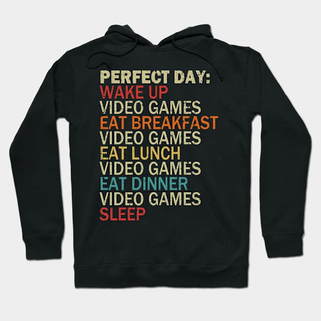 Perfect Day Video Games Hoodie by Etopix